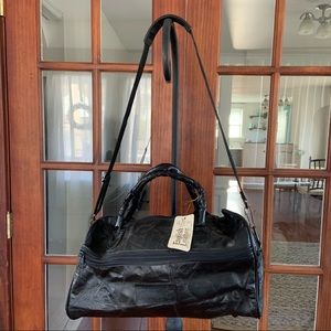 Vintage 1970’s NOS English Leather Duffel Bag